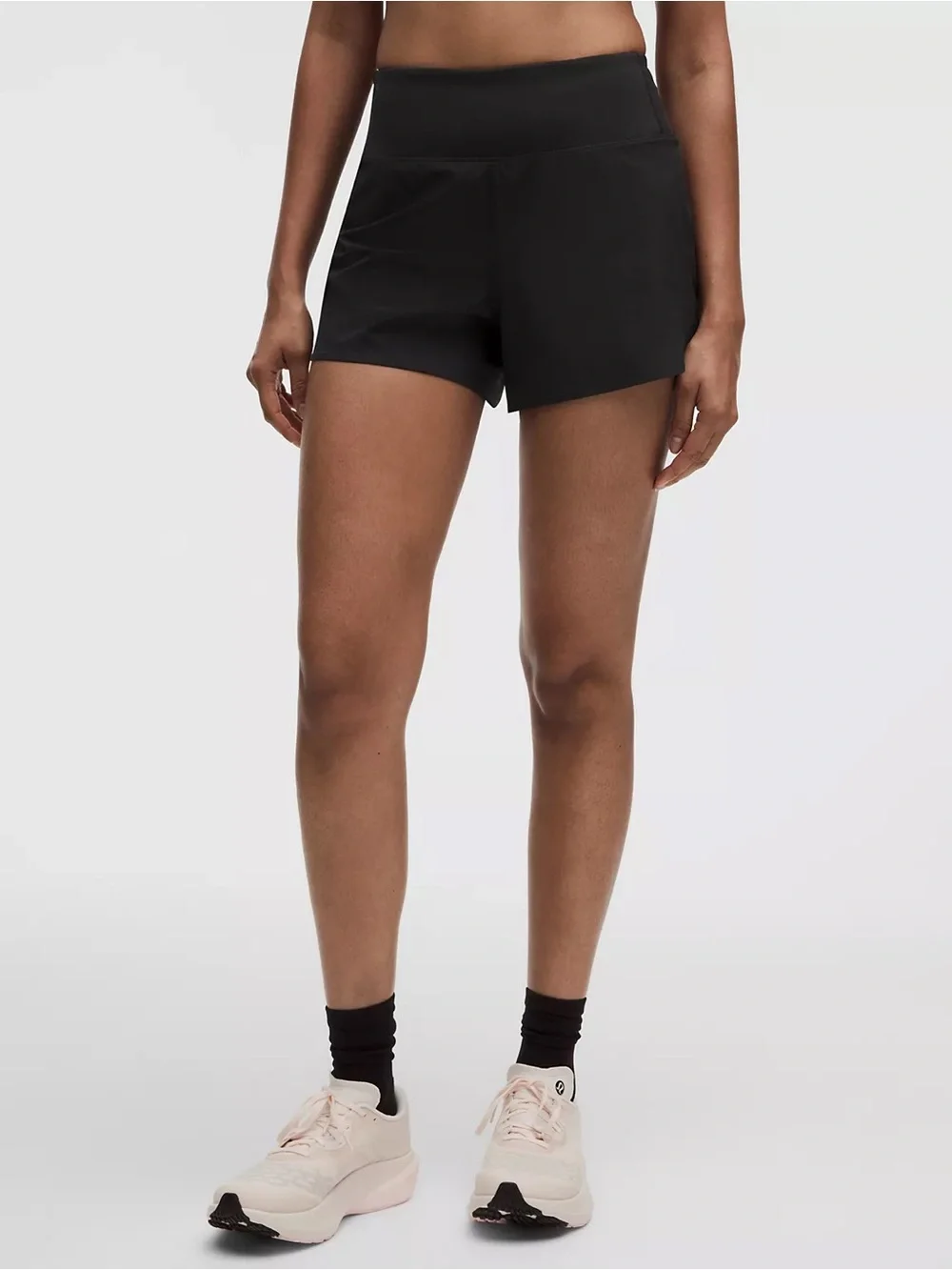 LULULEMON | Black Speed Up High-Rise Running Shorts | Inseam 4” | 2023 | Size 2